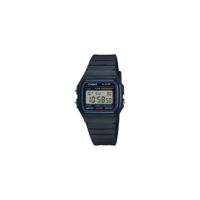 Reloj unisex CASIO COLLECTION F-91W-1YEG