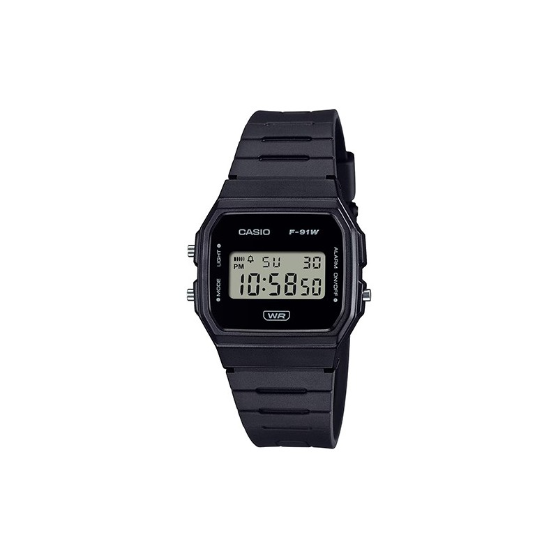 Reloj unisex CASIO COLLECTION F-91WB-1AEF