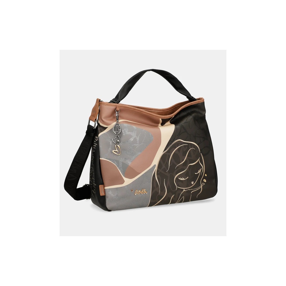 Bolso XL asa corta Heartbeat ANEKKE 39782-313