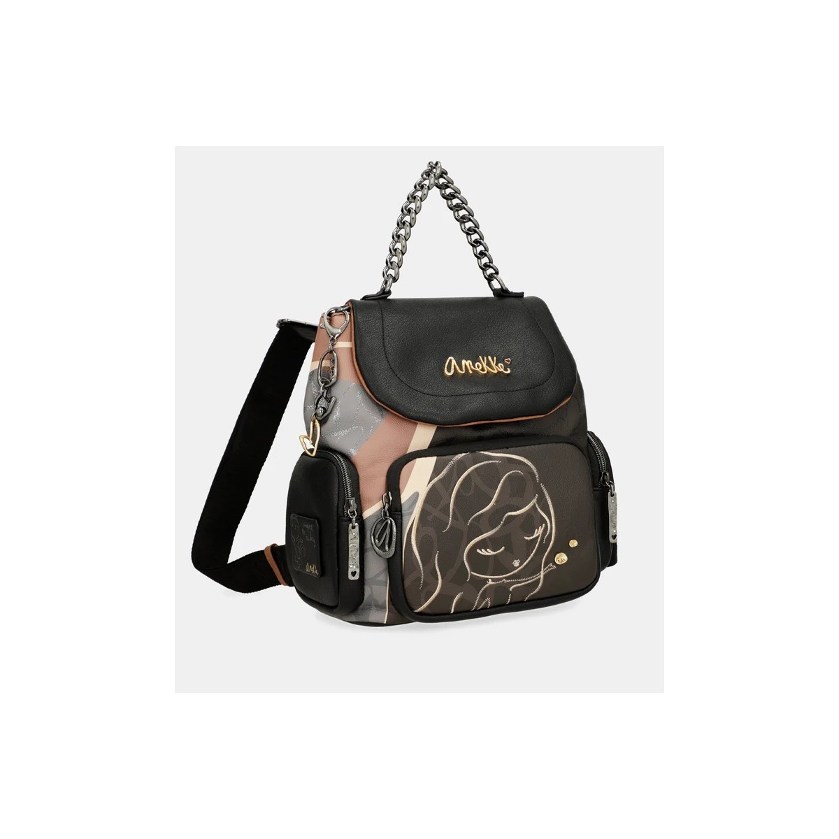 Mochila solapa Heartbeat ANEKKE 39785-268