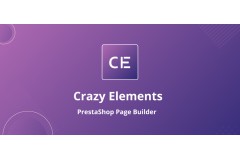 Crazy Elements is the best elementor based page builder for PrestaShop