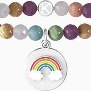 Pulsera Con Colgante Arcoiris Think Positive KIDULT ES732036