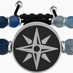 Pulsera de hombre KIDULT Rosa De Los Vientos ES731215