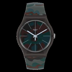 Reloj unisex SWATCH, modelo CAMOUCITY, Ref. SUOB175