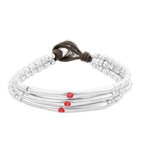 PULSERA LA VIE EN ROSE PUL2046ROJMTL