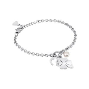 PULSERA 2 JEWELS ACERO Y PERLITA  231494