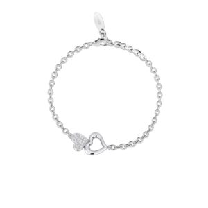 PULSERA 2 JEWELS ACERO Y CRISTAL  232046