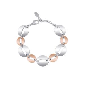 PULSERA 2 JEWELS ACERO Y CRISTAL  232055