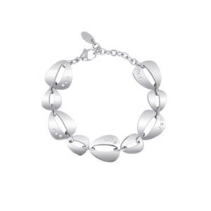 PULSERA 2 JEWELS ACERO Y CRISTAL  232056