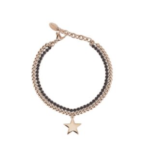 PULSERA 2 JEWELS ACERO Y CRISTAL  232115