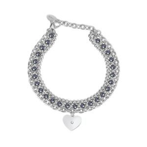 PULSERA 2 JEWELS ACERO Y CRISTAL  232120