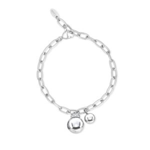 PULSERA 2 JEWELS ACERO Y CRISTAL 232177