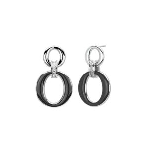 PENDIENTE 2 JEWELS ACERO, ESMALTE Y CRISTAL 261320