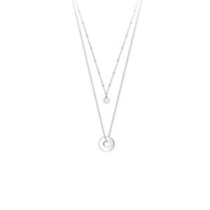 COLLAR 2 JEWELS ACERO 251688